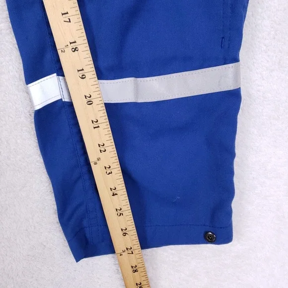 Red Wing FR Coveralls Men 36S Blue Reflective OneSubsea Workwear Flame Resistant - Picture 9 of 12